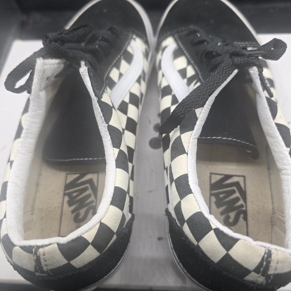 Vans Kids Black and White‎ Checkered Sneakers